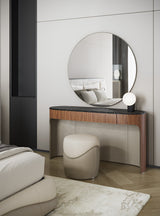 Clarence Swivel Luxury Pouf, close-up detail