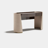 Colosseum Flip Top Mirror Luxury Console Table, alternative angle
