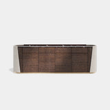 Colosseum Leather Side Luxury Sideboard, alternative angle