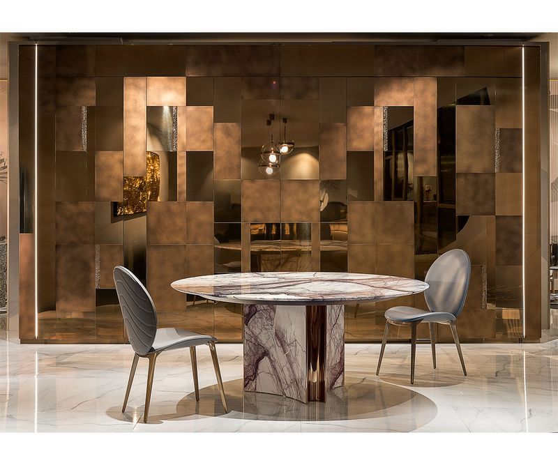 High-End Contemporary Dining Table for Sophisticated Interiors