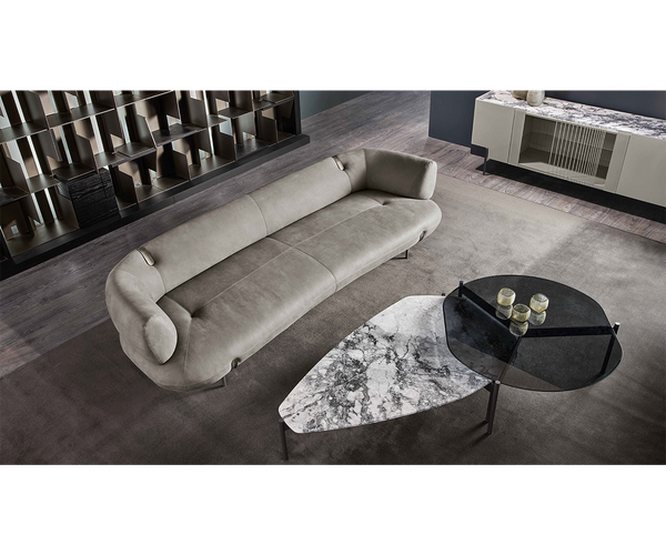 Designer Johnson Cloud Sofa showcasing Italian craftsmanship and modern contemporary style, perfect for adding elegance to high-end home decor and interior design.