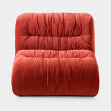 Cortona Channel Quilted Luxury Armchair in saffron velvet