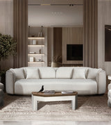 Caffe Latte Crème Sofa in a room setting