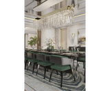 Handcrafted Celestial Crystal Chandelier - Opulent Home Decor