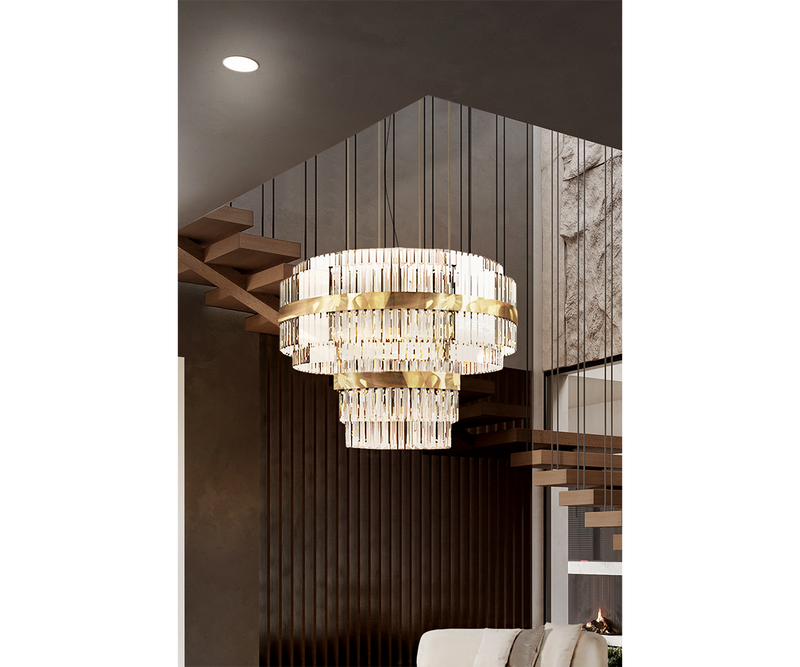 Luxury Interior Design | Elsie Round Chandelier