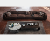 C.Z. Round Marble Luxury Coffee Table, view 3