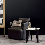Daytona Betty Easy Armchair in Clayton Dark leather, second view