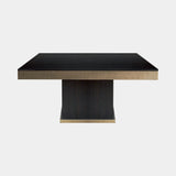 Daytona Karma Square Dining Table, shown in ebony