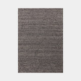 Diamond Hand Woven Wool & Viscose Rug, shown in Charcoal