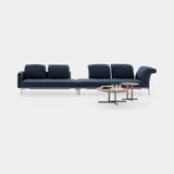 Ditre Italia Ada Sofa in navy fabric, front view