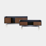 Ditre Italia Dialogo Sideboard, Dialogo sideboard and TV stand in eucalyptus, front view