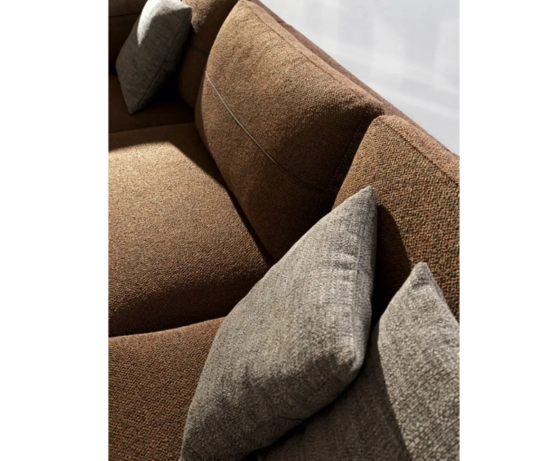 Customise your living space with the Ditre Italia Erno Sofa's wide selection of upholstery options.