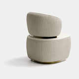 Doric Luxury Armchair: Designer Comfort and Modern Elegance, alternative angle