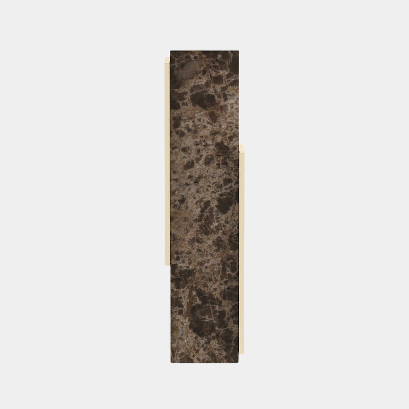 Emperador Dark Polished Marble Luxury Wall Light