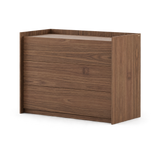 Laskasas Endy chest of drawers – 3 drawers, Walnut Veneer Matte