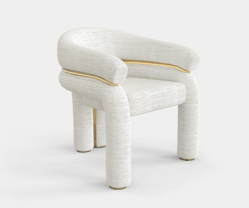 Stunning Daphne White Chair: Modern Design, Timeless Appeal