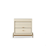 Fairytale Hide and Seek Nightstand, lacquered wood and polished brass, available from Touched Interiors UK