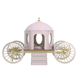 Fairytale Pumpkin Carriage, lacquered wood and polished brass, available from Touched Interiors UK