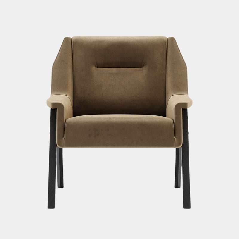 Felicity Low Velvet Upholstered Armchair