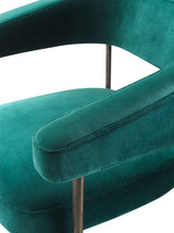 Fendente Tub Back Luxury Dining Chair, detail