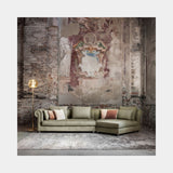 Fog Metallic Glass Luxury Floor Lamp, view 6
