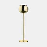 Fog Metallic Glass Luxury Reading Lamp in polished brass with metallised glass