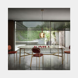 Fog Metallic Glass Luxury Suspension Lamp, view 2