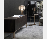 Fog Metallic Glass Luxury Table Lamp, view 5
