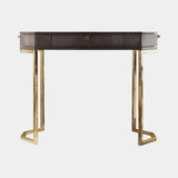 Giorgio Collection Infinity Vanity Desk in Makore mahogany
