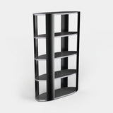 Giorgio Collection Mirage Bookcase in satin black nickel