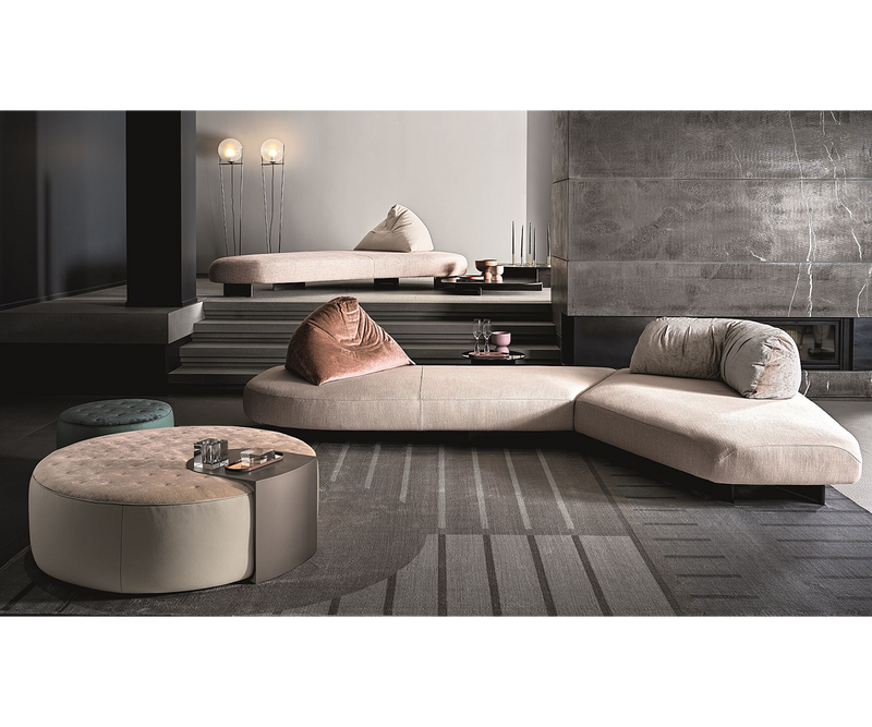 Italian-Made Masterpiece: The Gua Sha Sofa showcases Ditre Italia's commitment to exquisite craftsmanship.