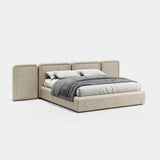 Halcyon Low Headboard Luxury Bed, Extended Headboard, 180 x 200cm Mattress (360cm wide)