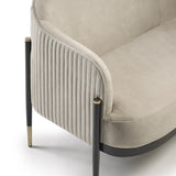 Harlow Floating Frame Luxury Sofa, close-up detail