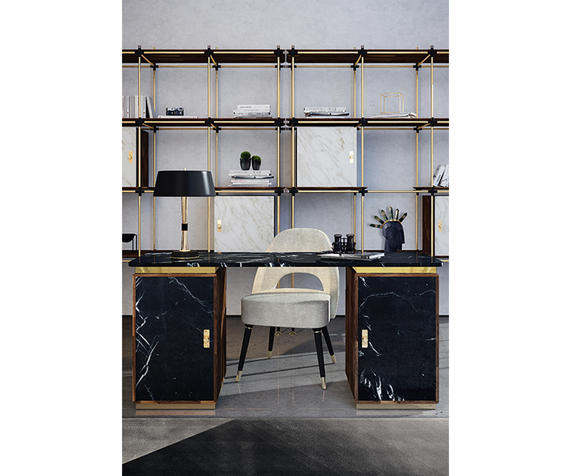 Premium quality Essential Home Lasdun Desk featuring a minimalist design and luxury materials