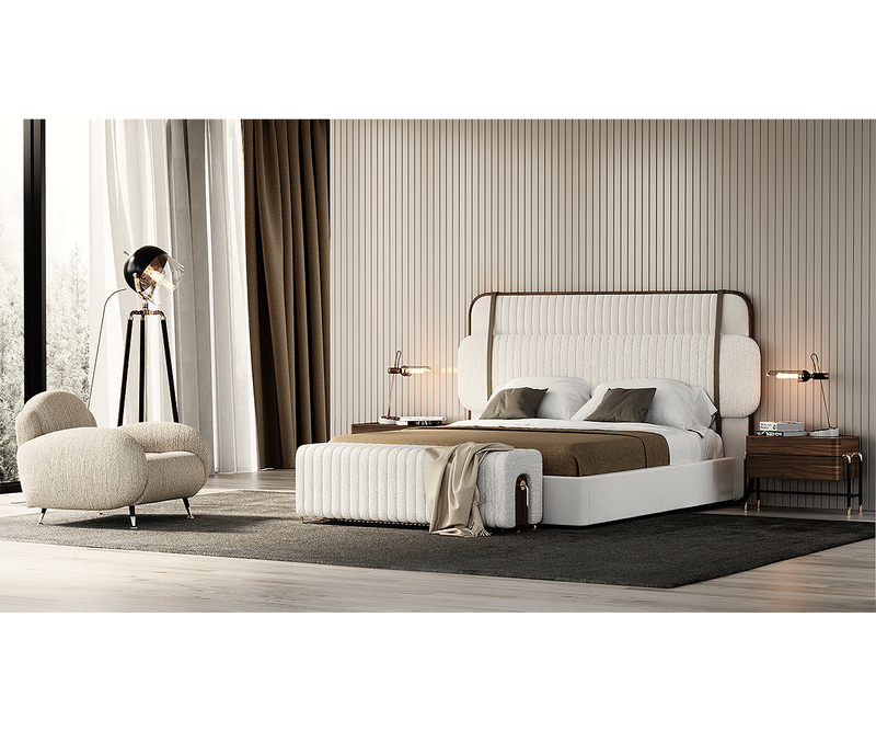 Mezzo Collection Scott Bed showcasing luxury design and craftsmanship