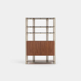 Holborn Modular Luxury Bookcase, Model C: 2 Door Base (130cm)