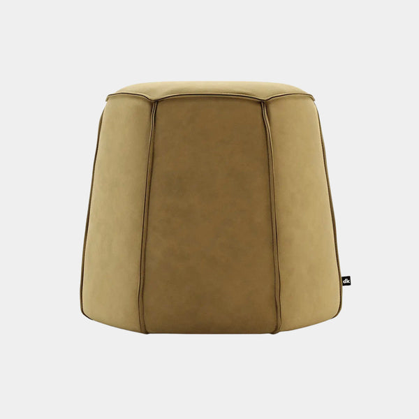 Humpries Velvet Pleated Pouf