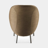 Ilaria Enveloping Back Luxury Armchair, side view