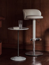 Ilaria Gas Lift Luxury Bar Stool in a room setting