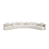 Casa Magna Cleo Sofa, ivory fabric, available from Touched Interiors UK
