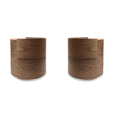 Dexter Bedside Table - Walnut - Pair