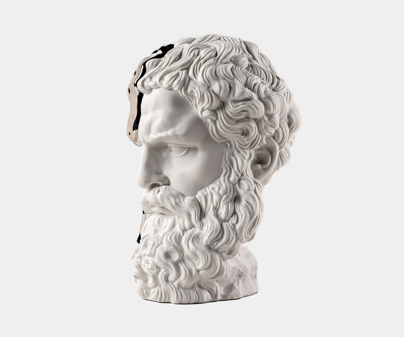 Luxury porcelain bust by Lladro, perfect for modern and classical home interiors.