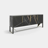 Italian Rocco Sideboard with Metal Detailing, alternative angle