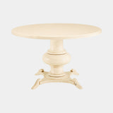 Domus Dining Table in cream lacquer