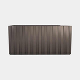 Empire Sideboard in mocha lacquer with a fluted front