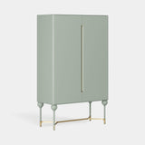 Lust Bar Cabinet, shown in soft green lacquer