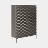 Triny Bar Cabinet, angled view
