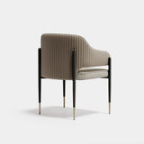 Juniper Metal Leg Luxury Dining Chair, alternative angle