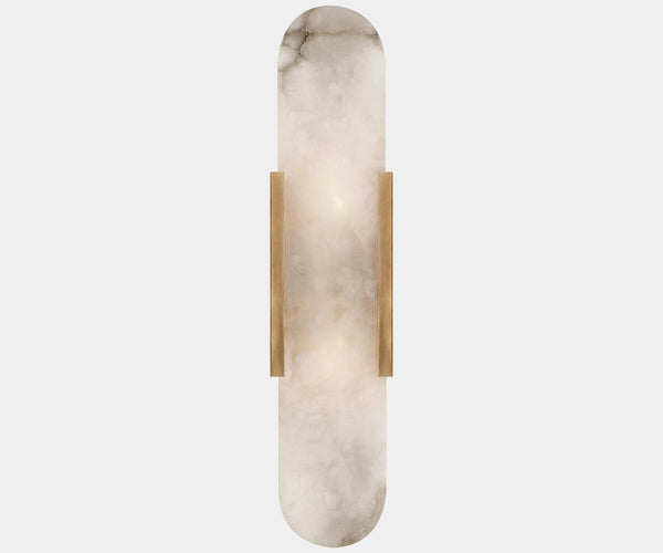 Kelly Wearstler Melange Elongated Sconce in Antique Brass - Luxury Interior Lighting