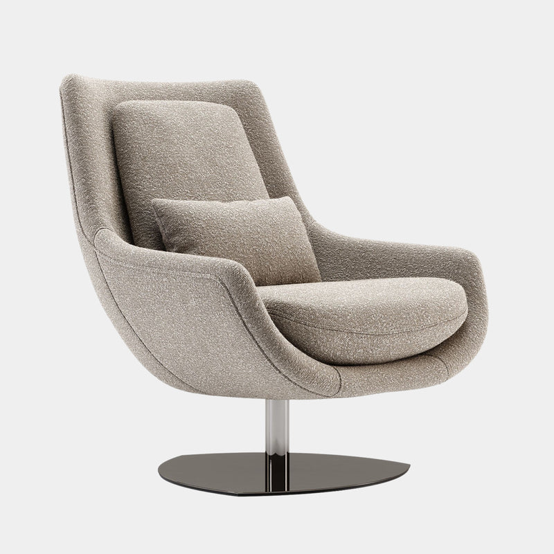 Klein Bouclé Premium Swivel Armchair
